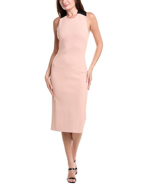 St. John Pink Sheath Dress
