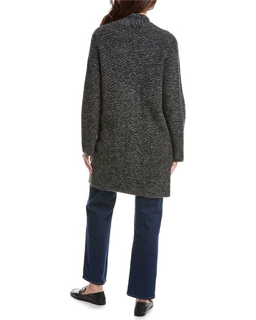 Vince Black Boucle Cardigan Jacket