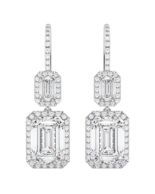 VOWE White 14k 10.00 Ct. Tw. Lab-grown Diamond Earrings