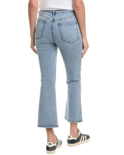 FRAME Blue Le Cropped Adagio Mini Boot Jean