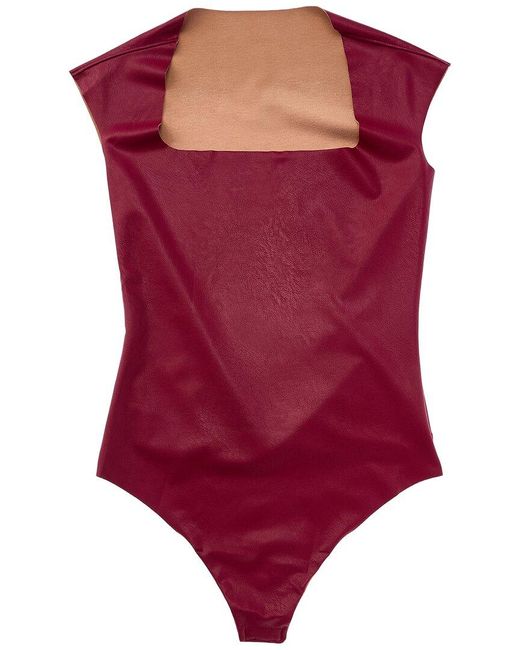 Commando Red Cap Sleeve Bodysuit