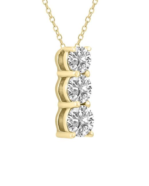 Lab Grown Diamonds White 14k 1.50 Ct. Tw. Lab Grown Diamond Necklace