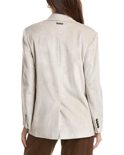 Peserico Natural Corduroy Blazer