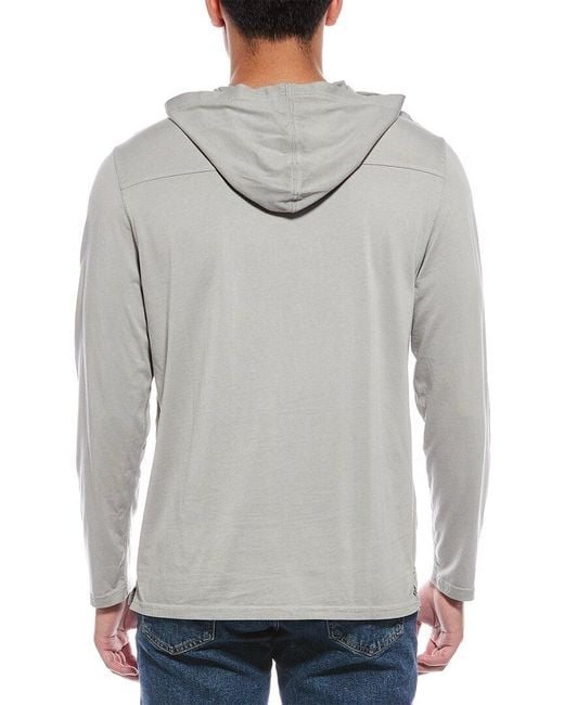 Tommy Bahama Gray Paradise Pima Hoodie for men
