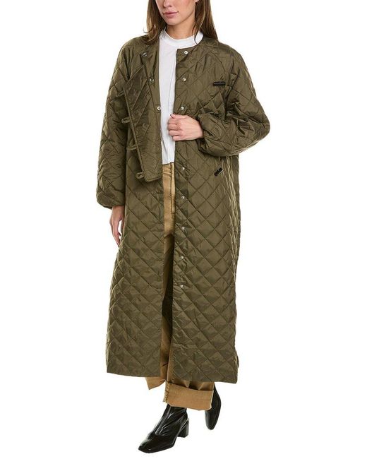 Ganni hotsell green coat
