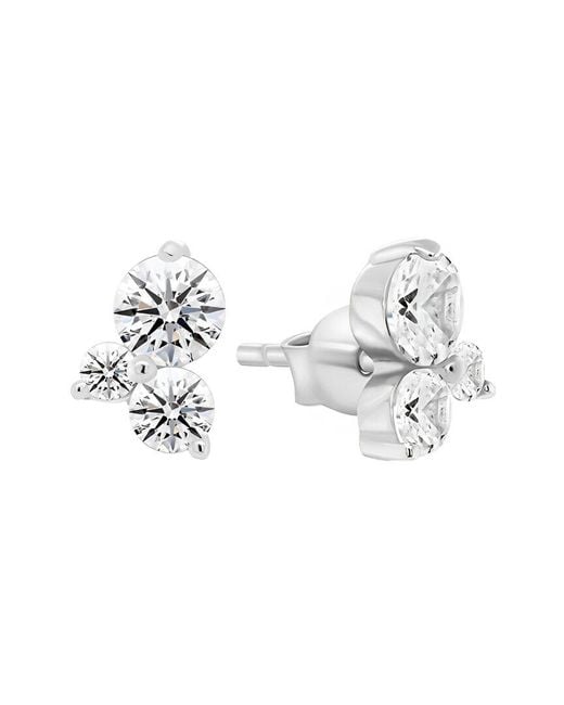 Donatello Gian White Cz Earrings