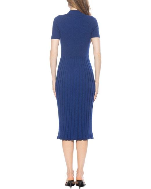 Alexia Admor Blue Lanie A-Line Dress
