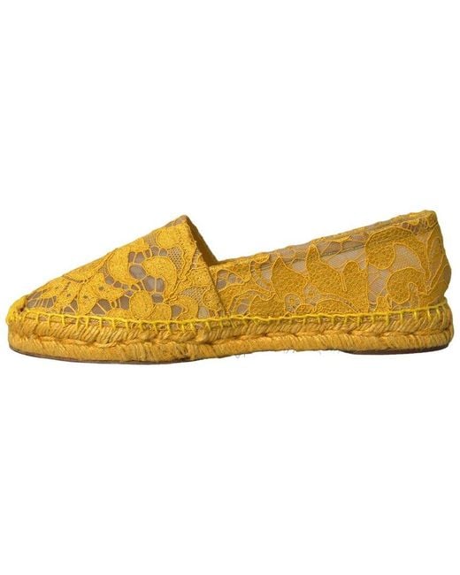 Dolce & Gabbana Yellow Loafer