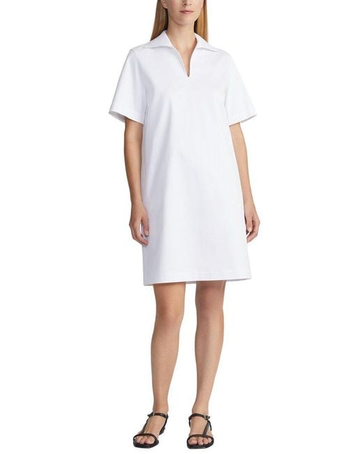 Lafayette 148 New York White Andie Dress