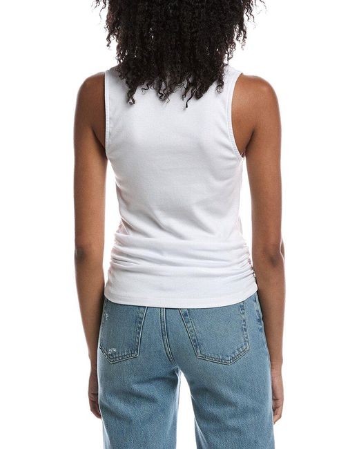 Michael Stars Blue Maccoy Square Neck Tank