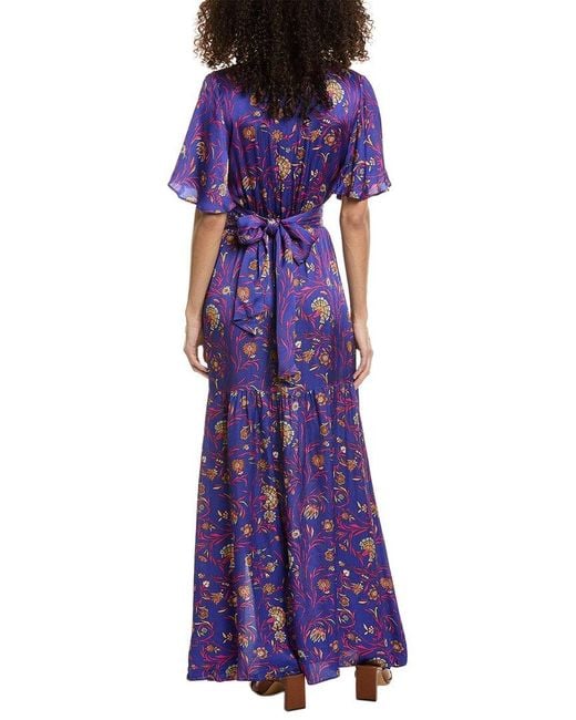 Ba&sh Purple Maxi Dress