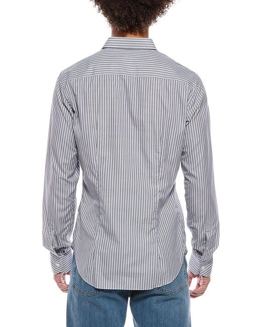 Brioni Gray Formal Dress Shirt for men