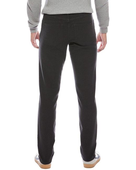 Faherty Brand Black Stretch Terry Pant for men