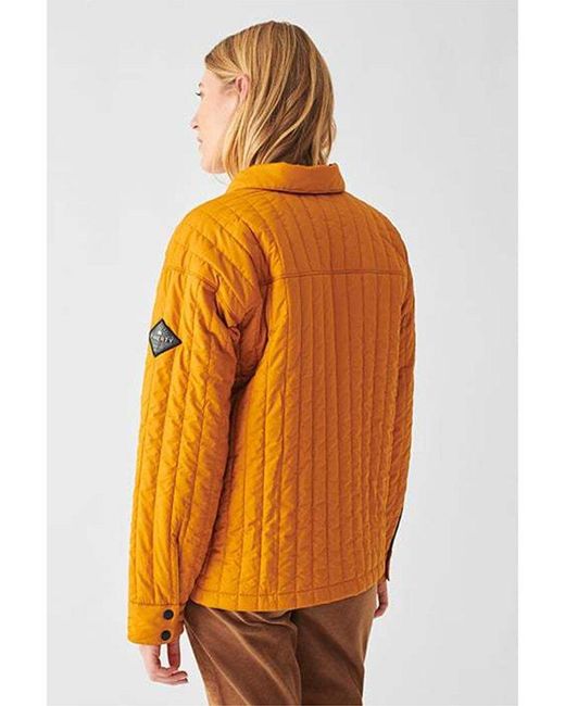 Faherty Brand Orange Atmosphere Brook Jacket