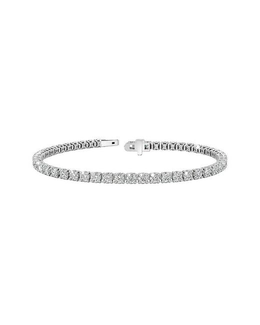 Lab Grown Diamonds White 14K 5.06 Ct. Tw. Lab-Grown Diamond Tennis Bracelet