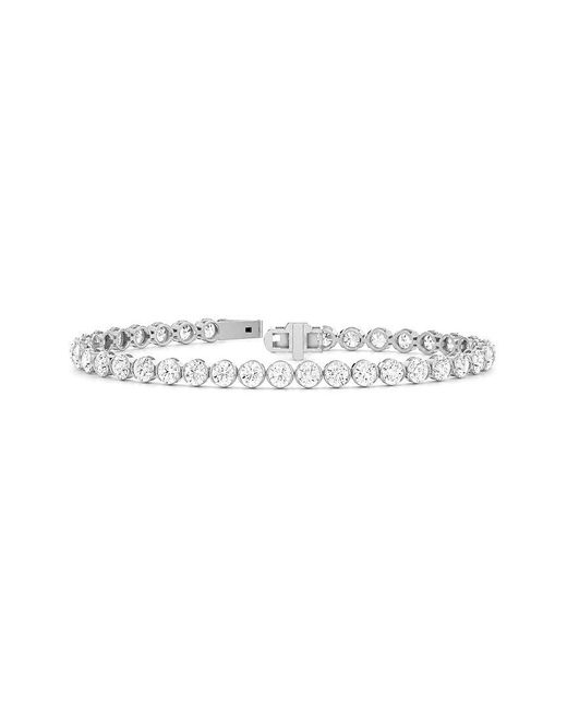 Lab Grown Diamonds White 14K.03 Ct. Tw. Lab-Grown Diamond Tennis Bracelet