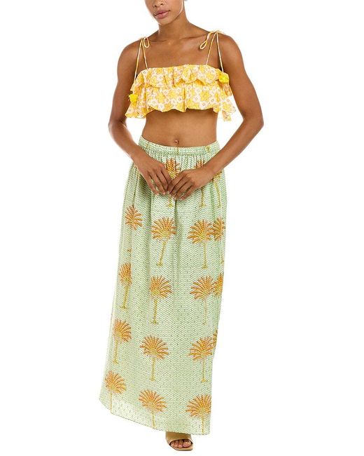 ASH & EDEN Multicolor 2pc Sanya Top & Skirt Set