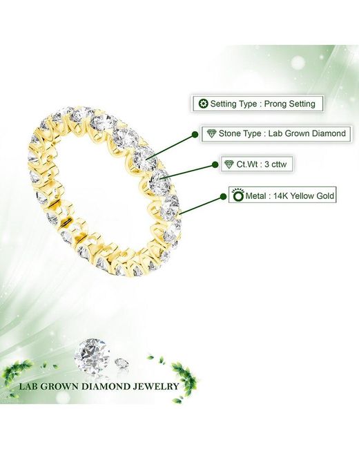 Amairah Metallic 14K 3.00 Ct. Tw. Lab-Grown Diamond Eternity Ring