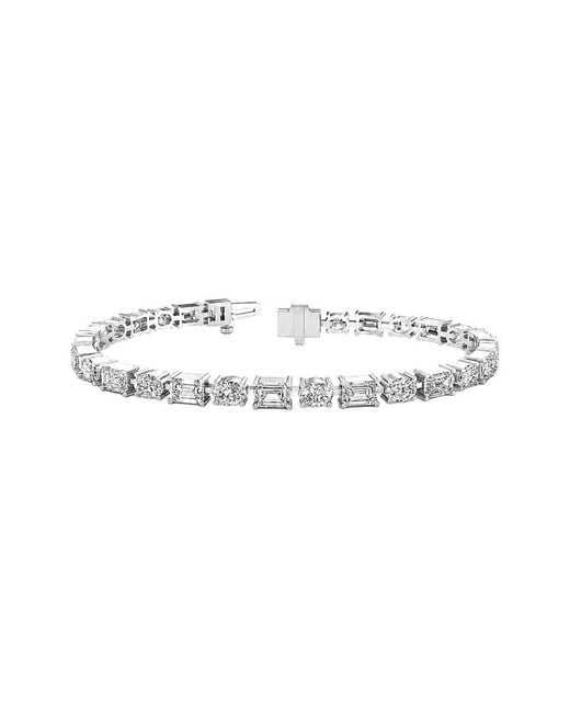 Lab Grown Diamonds White 14K 9.10 Ct. Tw. Lab-Grown Diamond Tennis Bracelet
