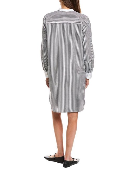 Officine Generale Gray Officine Generale Laetitia Shirt Dress