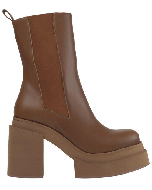 Paloma Barceló Brown Selene Leather Boot