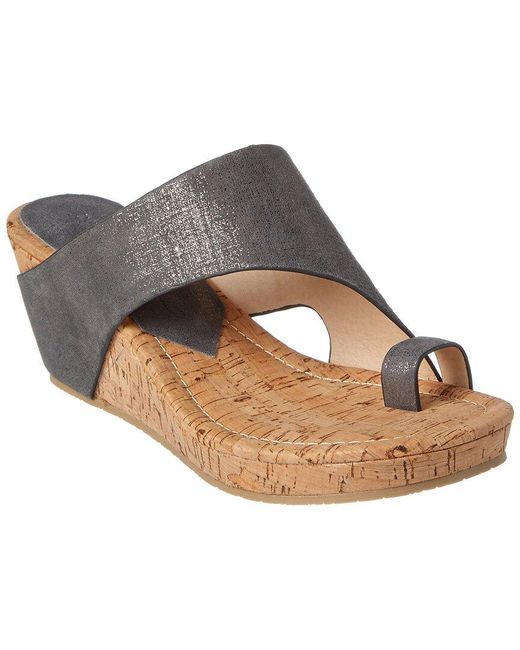 Donald J Pliner Gyer 2 Leather Sandal in Brown Lyst