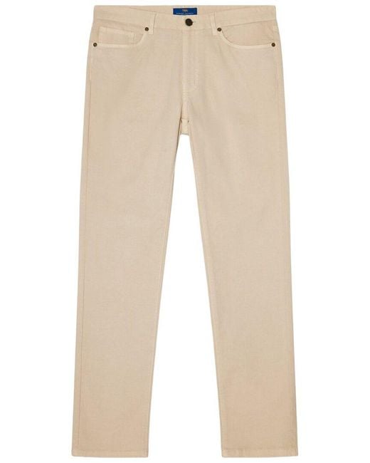 Robert Talbott Natural Rockwell 5 Pocket Pant for men
