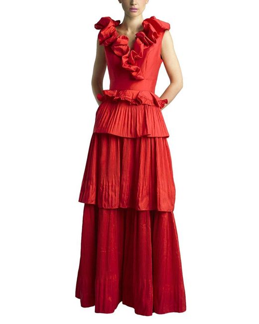 Basix Black Label Red Gown