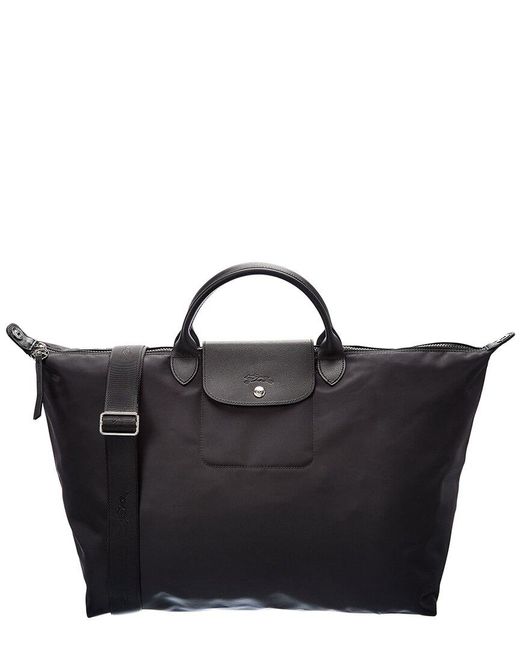 Longchamp Black Le Pliage Neo Large Nylon Travel Bag