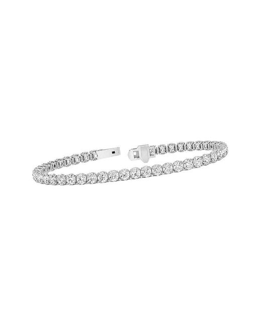 Lab Grown Diamonds White 14K.69 Ct. Tw. Lab-Grown Diamond Tennis Bracelet