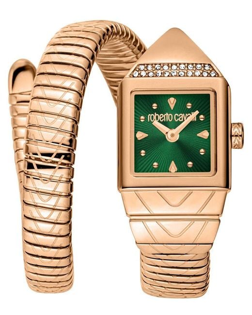 Roberto Cavalli Multicolor Snake Core Watch