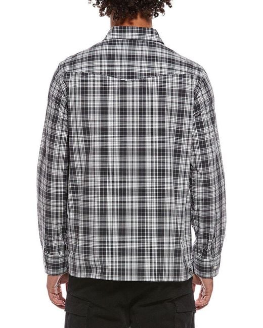 Officine Generale Gray Officine Generale Alex Check Shirt for men