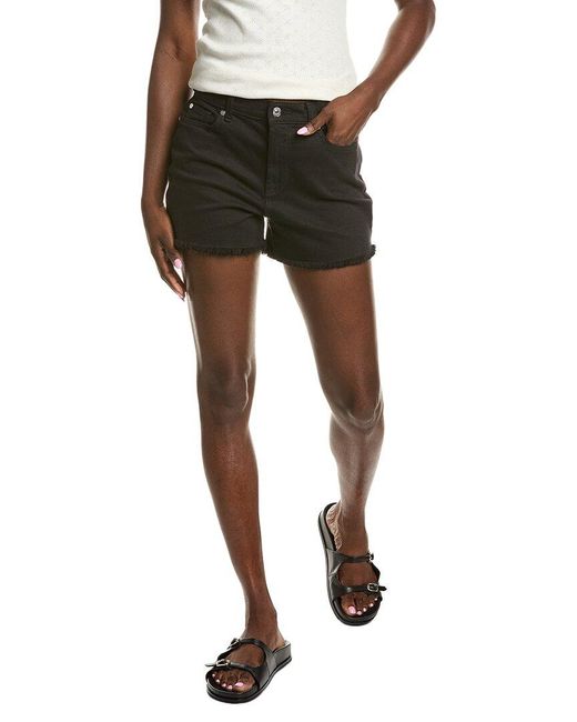 7 For All Mankind Green High-Rise Short