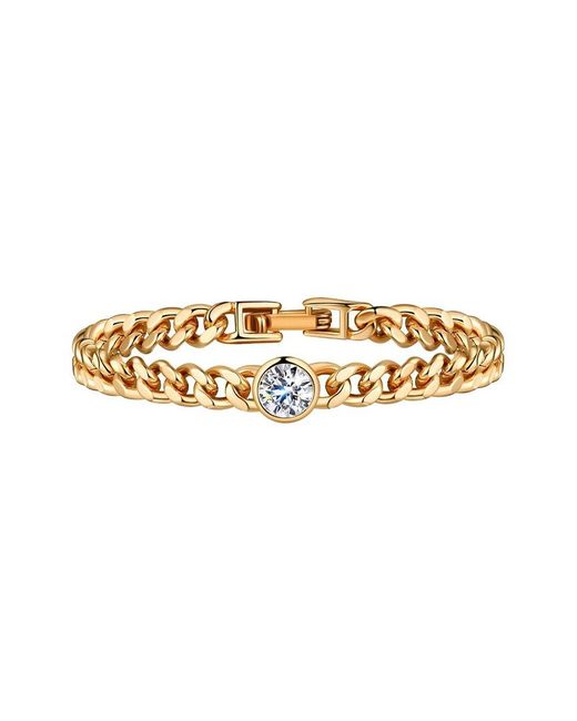 Liv Oliver Metallic 18K Plated Cz Bracelet
