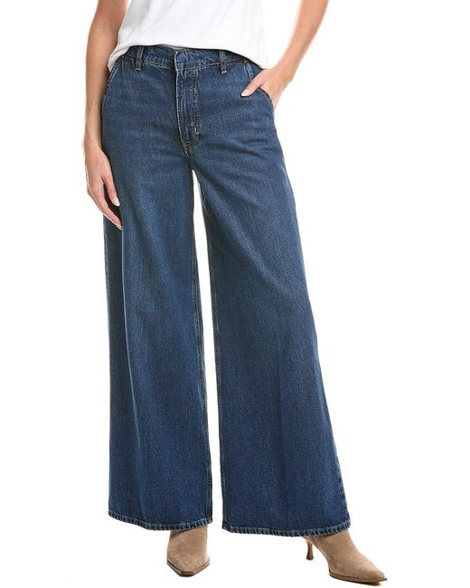 FRAME Blue The Wide Blindspot Trouser Jean