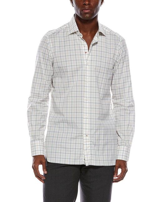Isaia Gray Dress Shirt for men