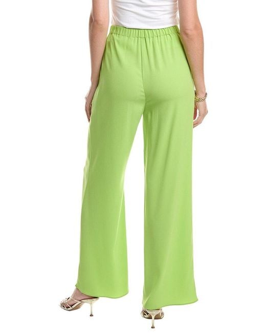 St. John Green Stright Leg Patch Pocket Pant