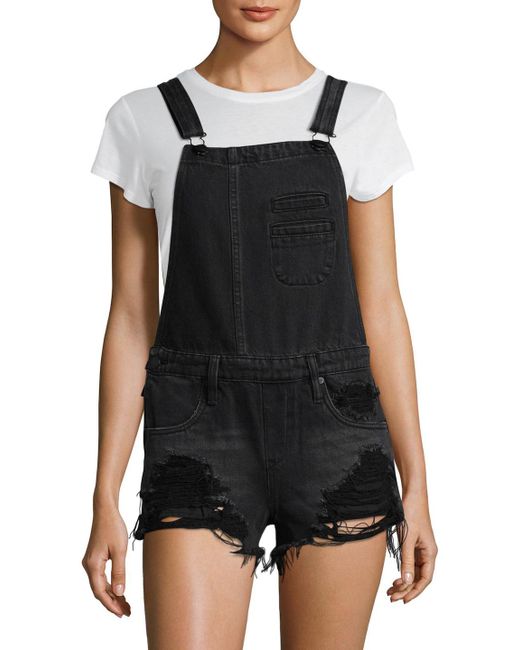 Blank NYC Cotton Distressed Trim Short 
