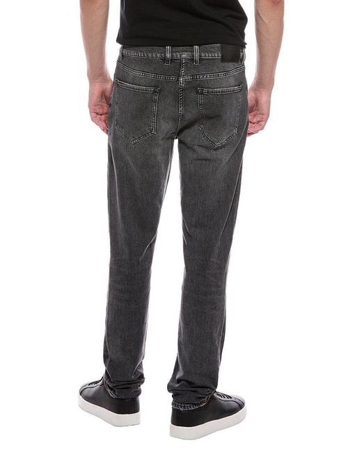 BLK DNM Gray Charcoal Straight Jean for men