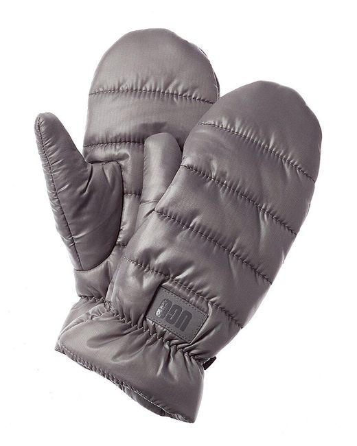 UGG Puff Yeah All Weather Mittens in Grey | Lyst Canada