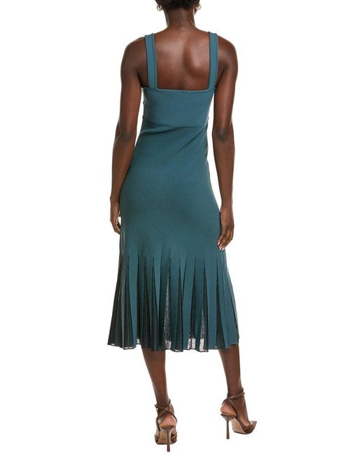 St. John Green Knit Stretch Gown