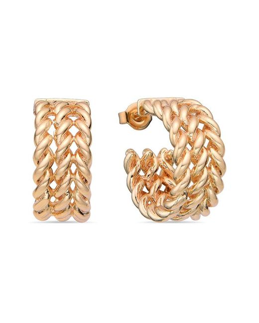 Eye Candy LA Metallic Inaya Loop Earrings