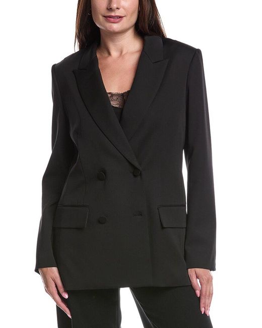 A.L.C. Black Caleb Wool-Blend Jacket