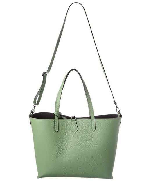 Italian Leather Green Shoulder Bag