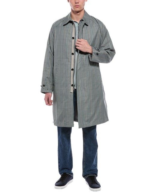 Rag & Bone Blue Devin Trench Coat for men