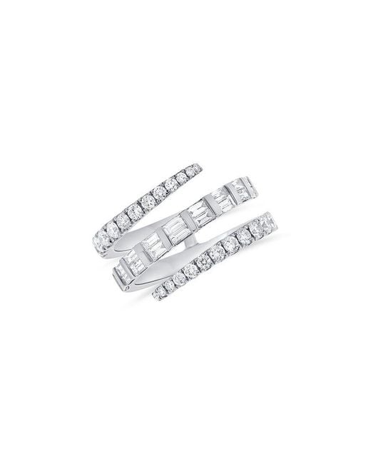 Sabrina Designs White 14k 1.10 Ct. Tw. Diamond Wrap Band Ring