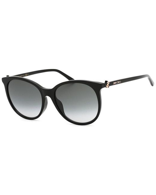 Jimmy Choo Black Ilana/f/sk 57mm Sunglasses
