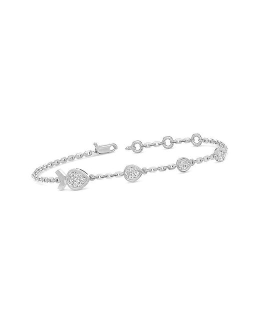 Lab Grown Diamonds White 14K 0.72 Ct. Tw. Lab-Grown Diamond Tennis Bracelet