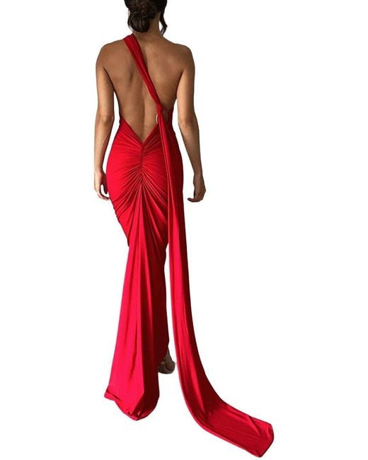 LEBRIN ATELIER Red Maxi Dress