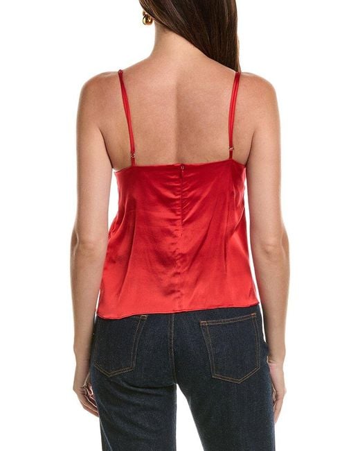 Officine Generale Red Officine Generale Callista Satin Top